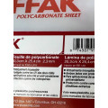 Hoja de PC de policarbonato Tuffak®15